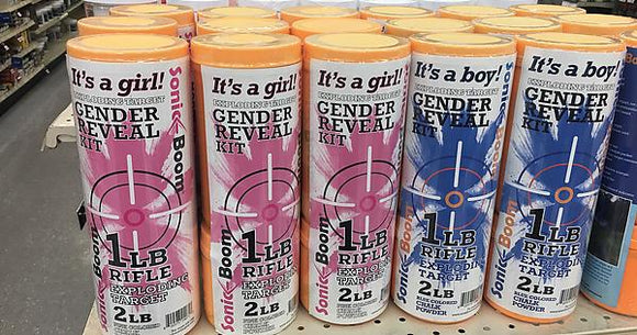 Sonic Boom Gender Reveal Kit