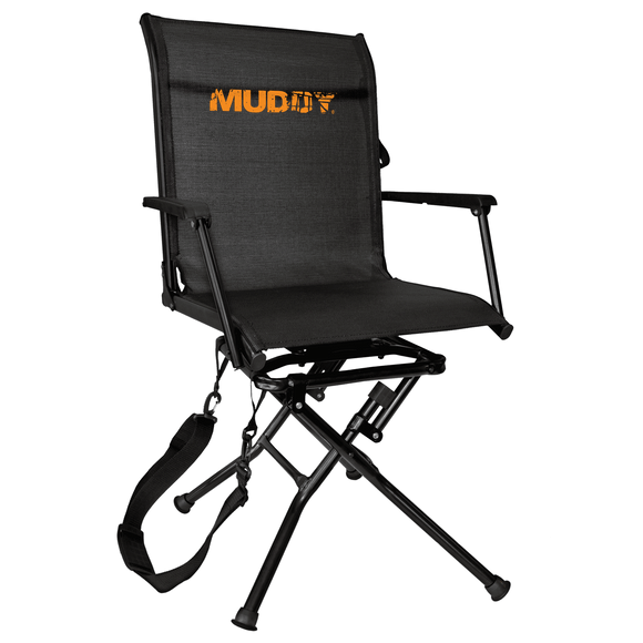 Muddy Adjustable Leg Swivel Ground Seat