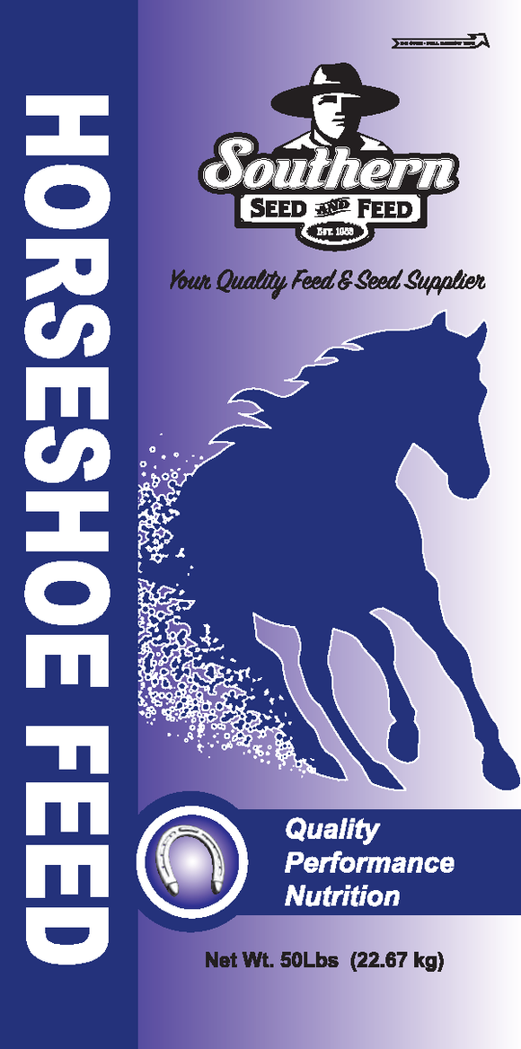 Heavy Grain Horseshoe Feed 12%, 50lb