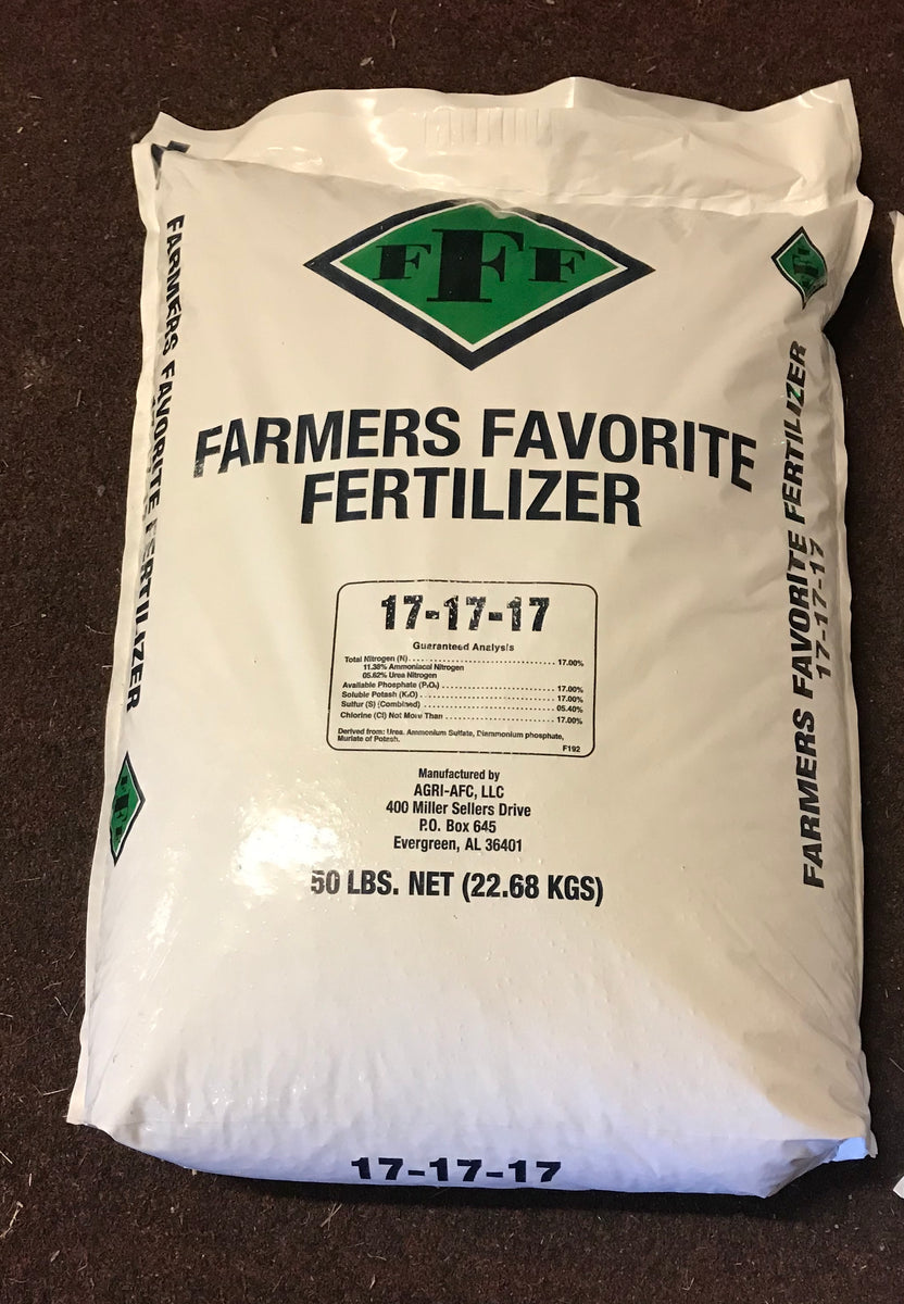 FERTILIZER 171717, 50lb G&DFarms