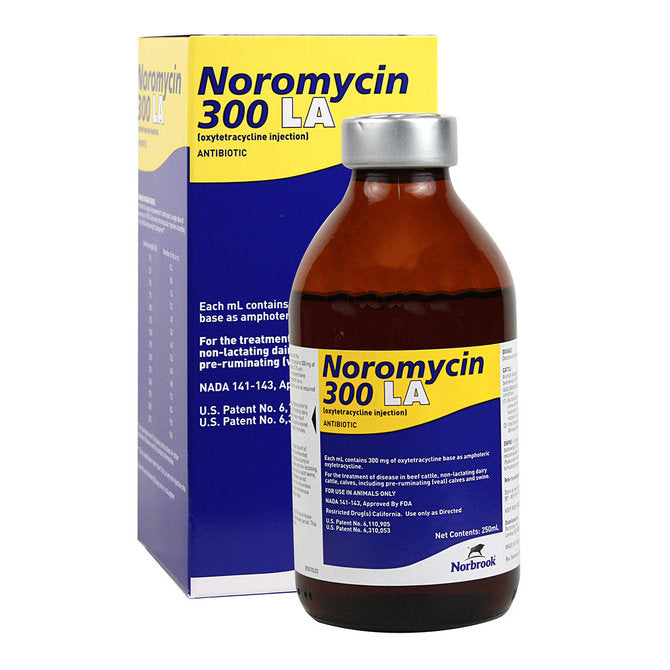 Noromycin 300 (Oxytetracycline) Injectable – G&DFarms