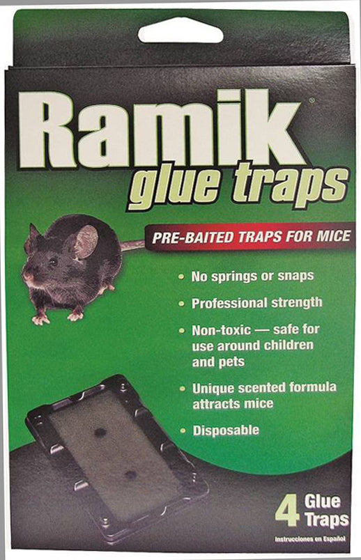 Ramik 4 Pack Glue Mouse Traps