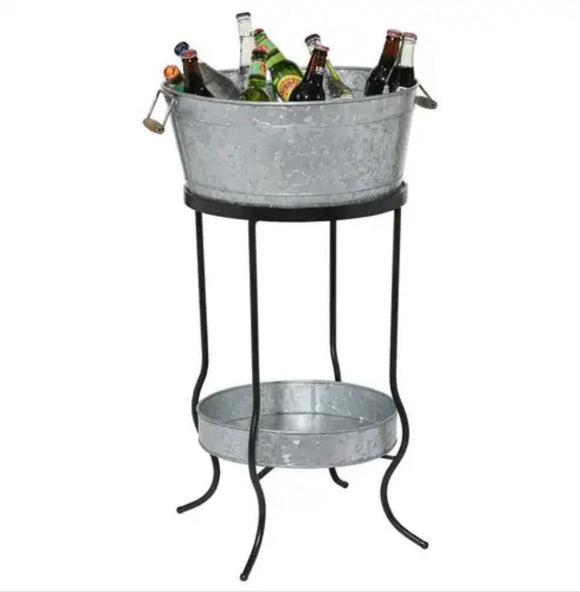 Cooler Stand Bucket with Tray