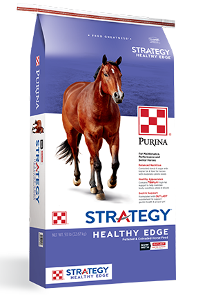 Purina Strategy Healthy Edge Horse Feed, 50lb