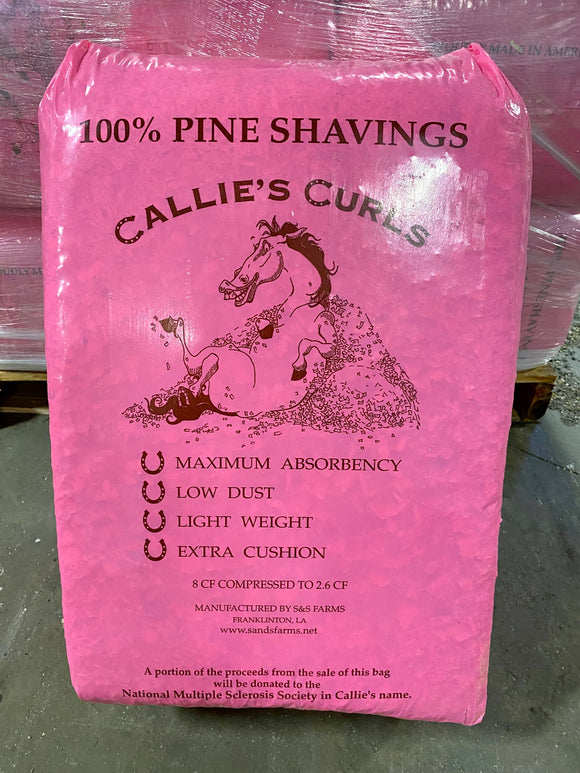 SHAVINGS, Callie’s Curl Pine, 2.5cf