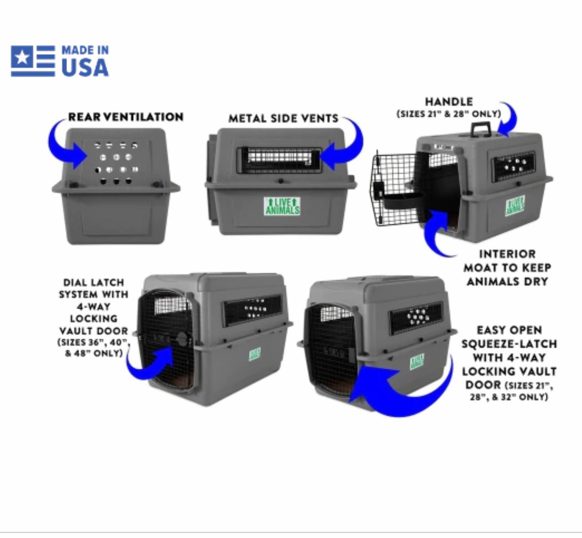 Petmate Sky Kennel, Giant G&DFarms