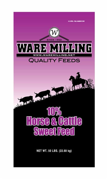 Horse & Cattle Sweet Feed 10%, 50lb