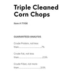 Corn Chops, Cleaned, 50lb