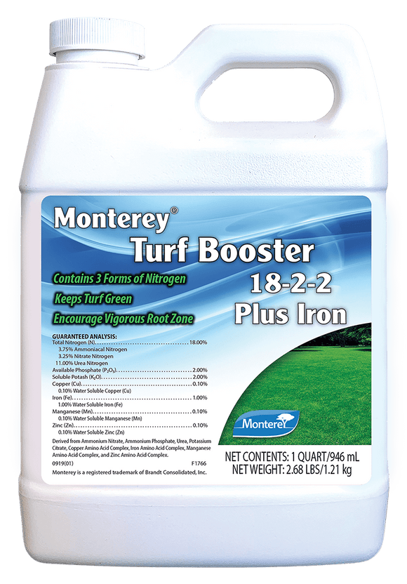 Monterey Turf Booster Fertilizer, Qt