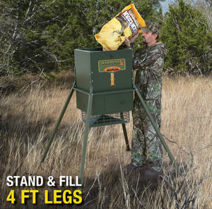 Texas Hunter Trophy Feeder w/ 4’Legs, 300lb