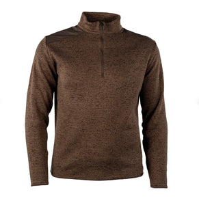 Habit Men’s Quarter Zip Pullover, Major Brown