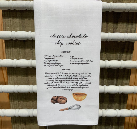 Kitchen Towel, Classic Chocolate Chip Cookies