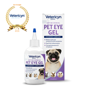 Vetericyn plus Antimicrobial Ophthalmic Gel for Pets, 3 fl oz