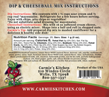 Carmie’s Sundried Tomato & Basil Dip & Cheeseball Mix