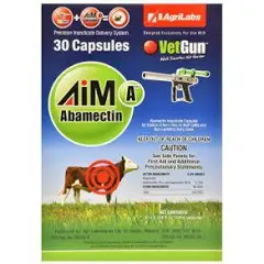 AiM-A Vet Caps (Abamectin) for VetGun