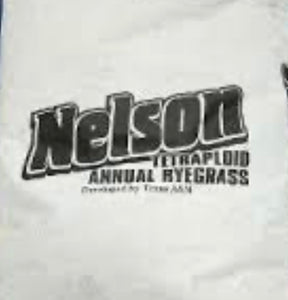 Ryegrass Seed, Nelson Tetraploid, 50lb