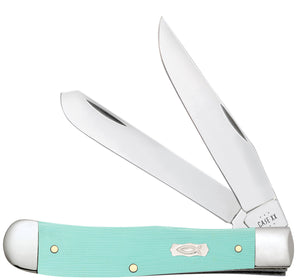 Case Seafoam Green G-10, SS Blade