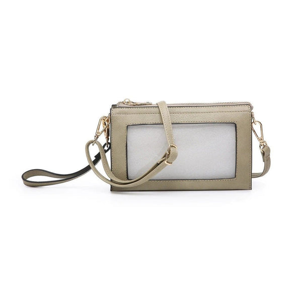 Crossbody w/Clear Phone Window