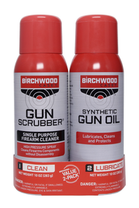 Synthetic Gun Scrubber & Gun Oil Combo