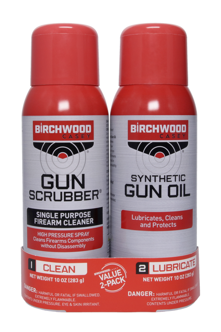Synthetic Gun Scrubber & Gun Oil Combo