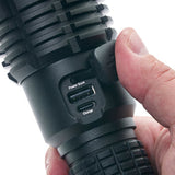 LitezAll The Krown Rechargeable Flashlight, 20,000 Lumen