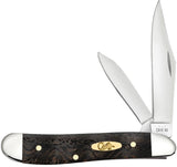 Case Black Curly Oak Wood, SS Blade