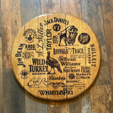 Authentic Whiskey/Wine Barrel Lazy Susan