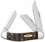 Case Black Curly Oak Wood, SS Blade