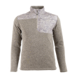 Habit Men’s Quarter Zip Fleece Pullover, Woodland Ghost
