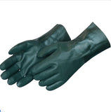 Glove, Green PVC Dipped