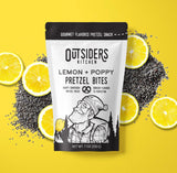 Pretzel Bites Lemon + Poppy, 7oz