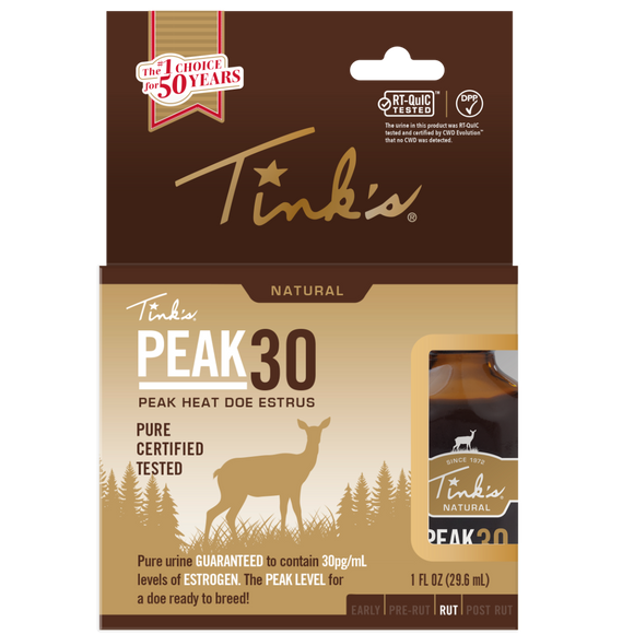 Tink’s Peak 30 Doe Estrous, 1oz