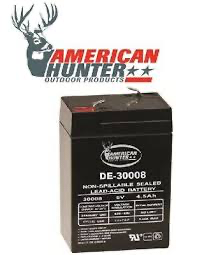 American Hunter 6 Volt Tab Top Rechargeable Battery