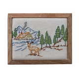 Embroidered Cotton Wall Decor