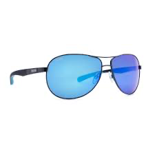 Calcutta Maverick Sunglasses, Shiny Blue with Blue Mirror Lens