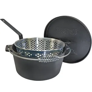 Bayou Classic 8 QT. Dutch Oven with Fry Basket