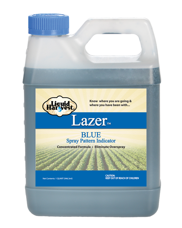Lazer Blue Spray Pattern Indicator, 1qt