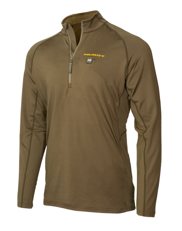 Muddy Nucleus Heated Thermal 1/4 Zip Pullover
