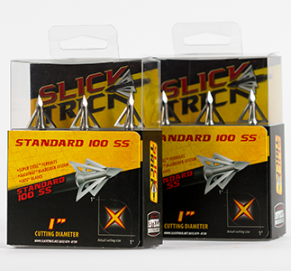 Slick Trick Pro Series Standard SS 1” Fixed Broadhead, 3pk
