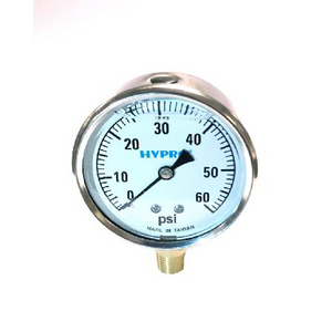 Hypro GG60 Liquid Filled Pressure Gauge 0-60 psi