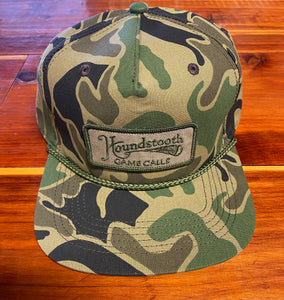 Houndstooth Original Rope Hat Patch Caps