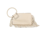 Fringe Soft Vegan Leather Wristlet/Clutch