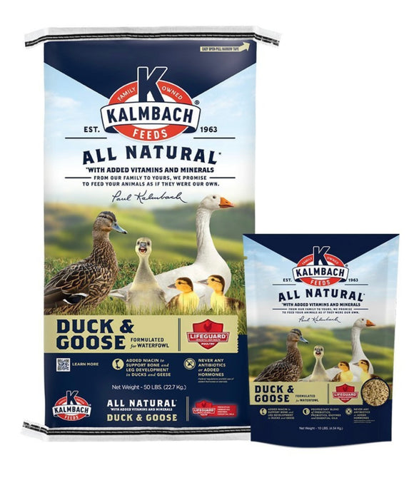 Kalmbach Duck & Goose Pellet All Natural 18%, 50lb