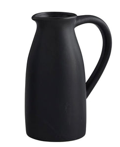 Black Ceramic Pitcher