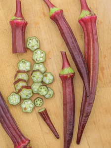 Okra, Burgundy, 1oz Packet