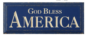 God Bless America Sign