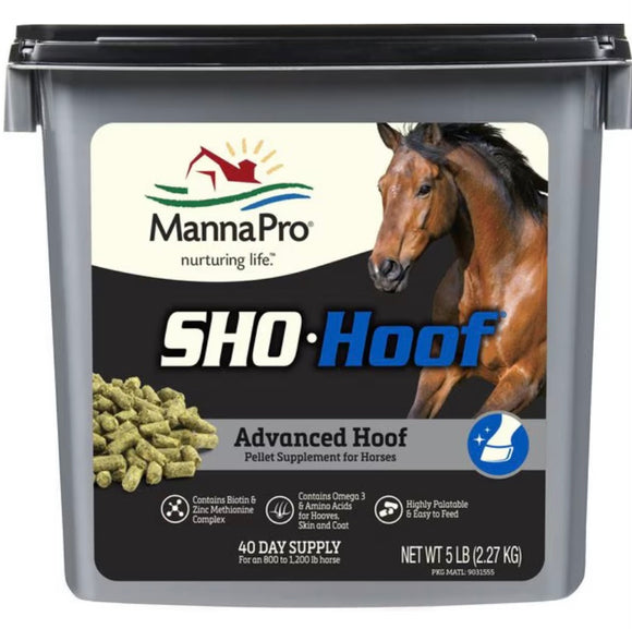 SHO-HOOF Advanced Hoof Supplement for Horses, 5lb