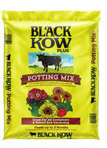 Black Kow Plus Potting Mix, 25qt