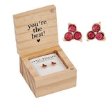 Earrings with Box