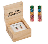 Earrings with Box